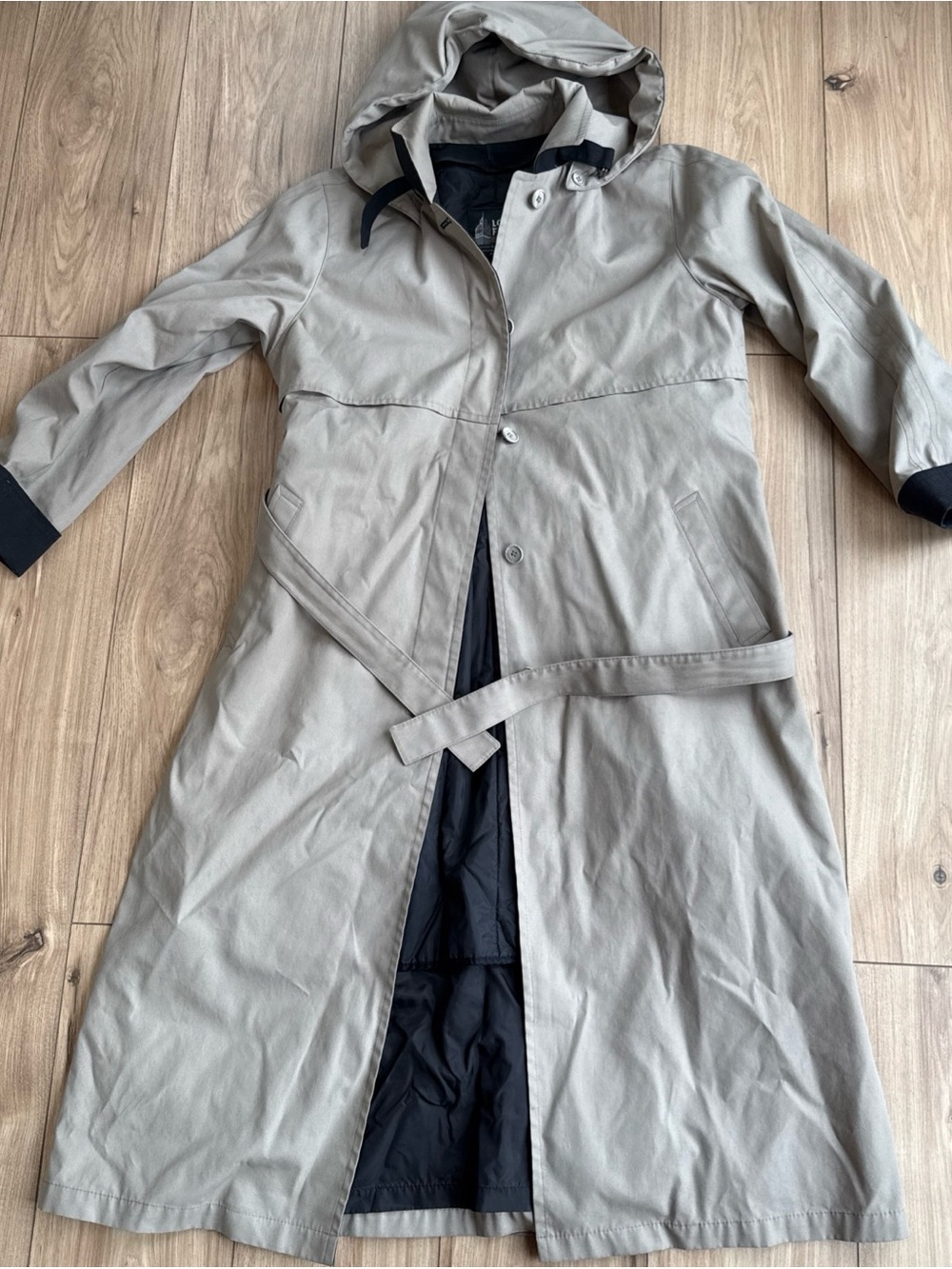 Womens Vintage London Fog Paula Trench Coat Size 10 Removable Lining Made In USA